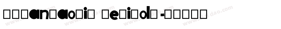 FZSanBaoTiS DemiBold字体转换
